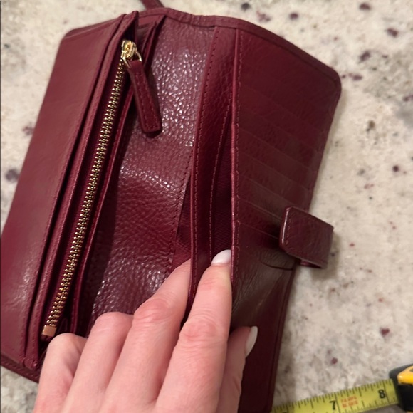 Will Leather Goods Burgundy leather wallet - Picture 5 of 6